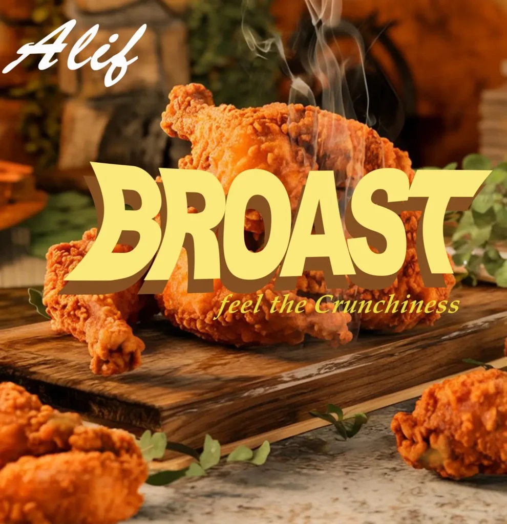 broast poster design content freelance digital marketing strategist abu dhabi